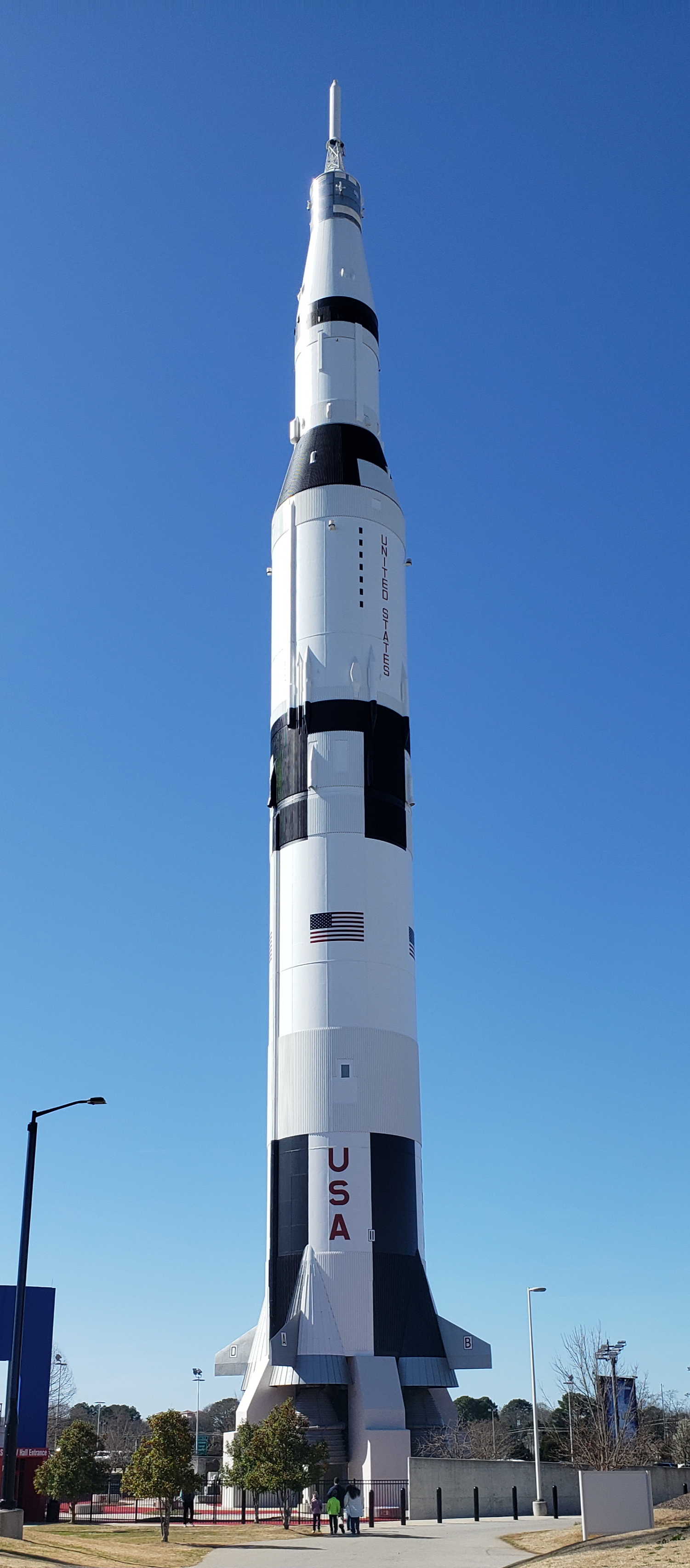 Full scale replica of the Saturn V rocket at the U.S. Space and Rocket Center. Image credit: A.R. Williams